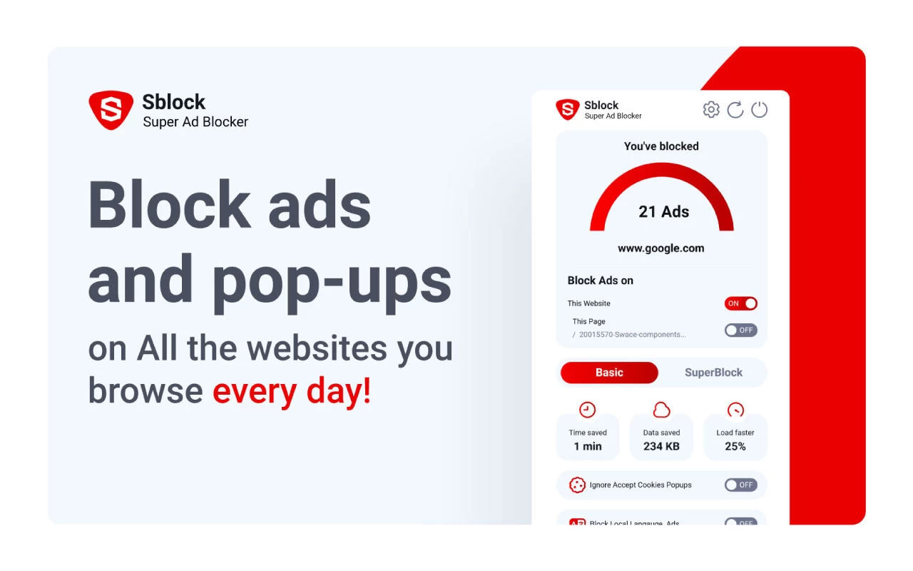 SBlock - 超级广告拦截器国内专版中文离线安装包 V1.7.6插图
