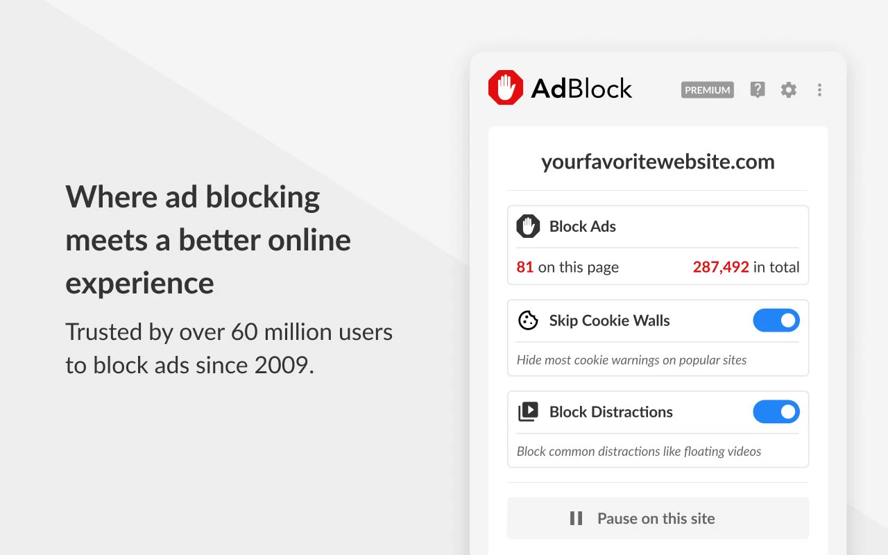 AdBlock - 拦截整个网络的广告 国内专版中文离线安装包 V6.21.2插图
