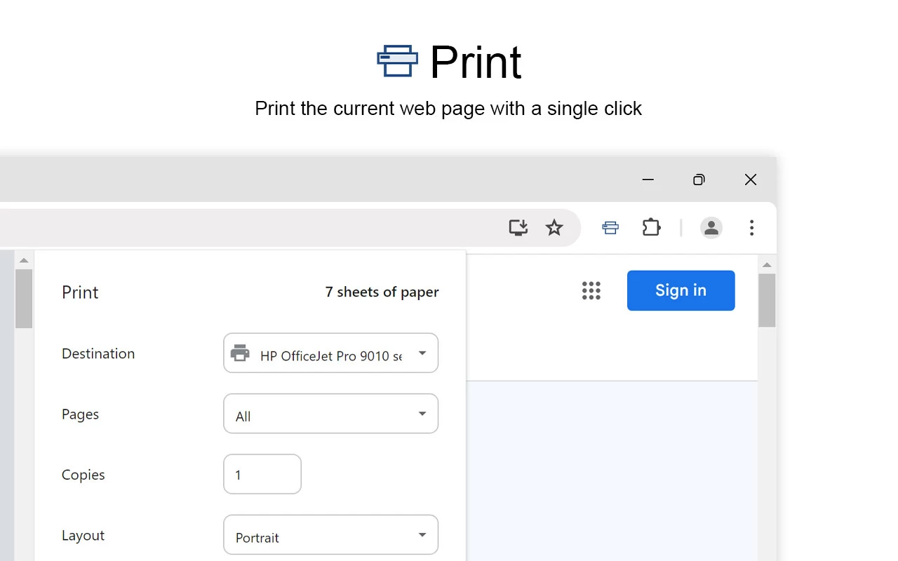 打印 for Google Chrome 国内专版中文离线安装包 V2.4.1插图